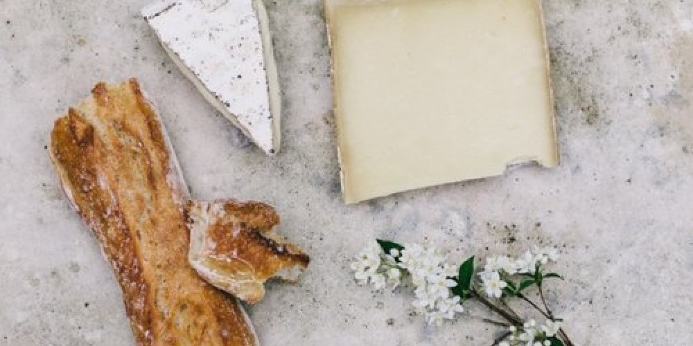 French toast with watercress and goat’s cheese