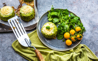 Twice-Baked Watercress Soufflés