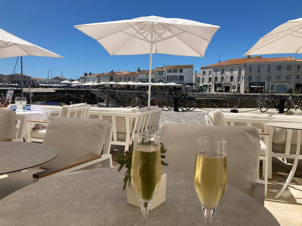 The Terrace at Hotel de Toiras