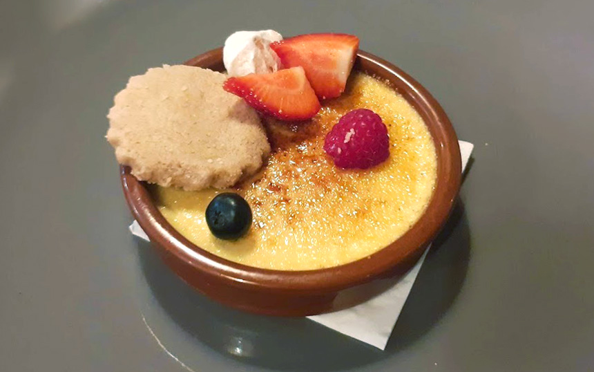 Auberge de la Croix Perrin Creme Brulee
