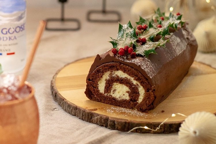 Vodka-infused Bûche De Noël