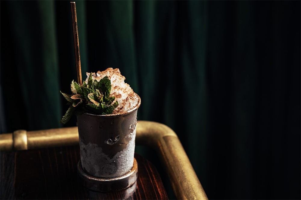 Chocolate mint julep
