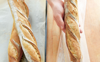 Simple French baguette