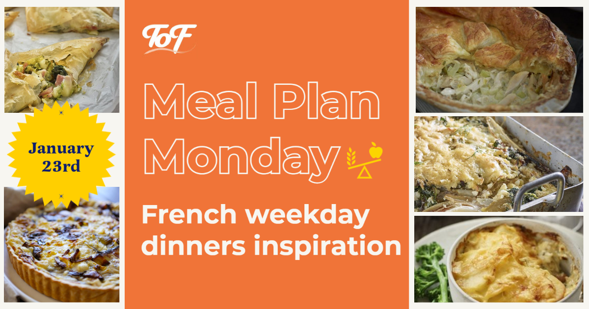 French meal plan: winter warmers, January 23rd