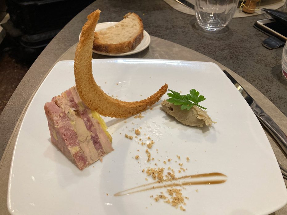 Delicious starter at La Table Kobus
