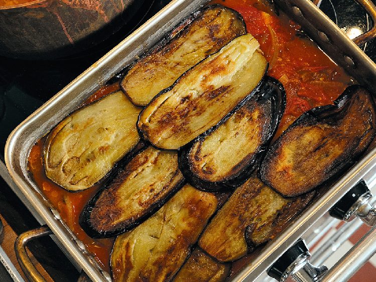 Eggplant Gratin © Nathalie Mohadjer