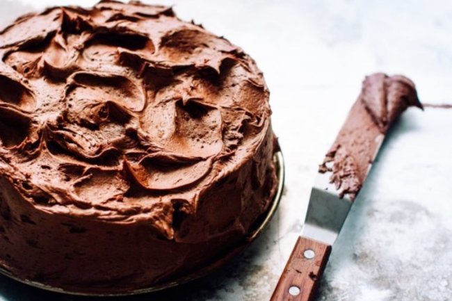 Delightful vegan chocolate cake