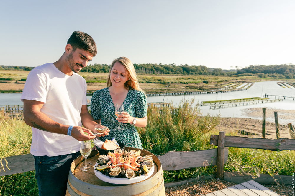 Oyster tasting in Talmont, Vendee