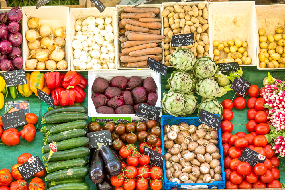 Les Sables d'Olonne market in the Vendee