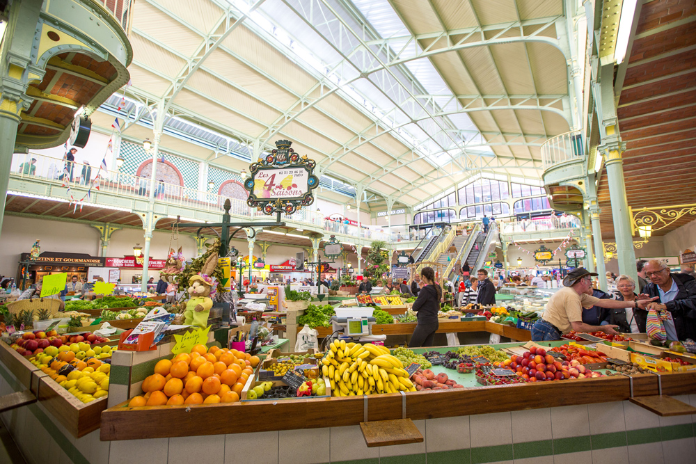 Les Sables d'Olonne market in the Vendee