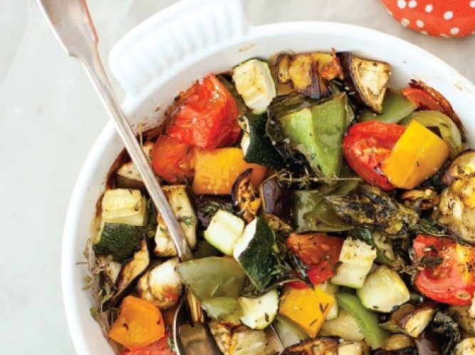 Mardi Michels makes… Rustic oven-baked ratatouille