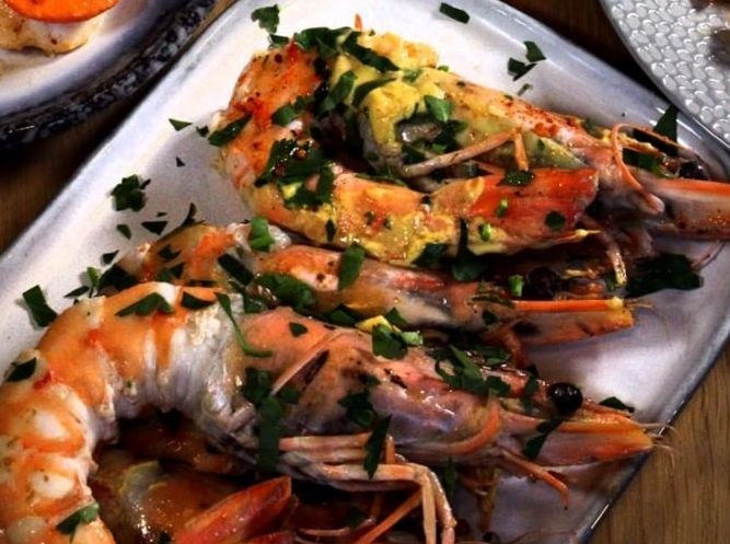 Seafood mezze