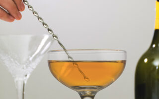 Golden delicious cocktail