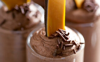 Indulgent homemade chocolate mousse
