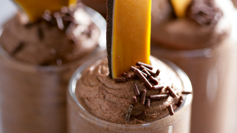 Indulgent homemade chocolate mousse