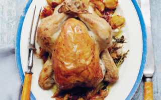 Garlic-infused roast chicken extravaganza