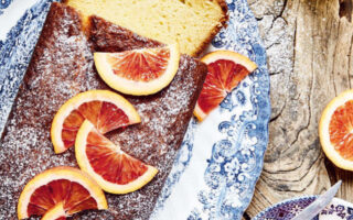 Olive oil and blood orange loaf