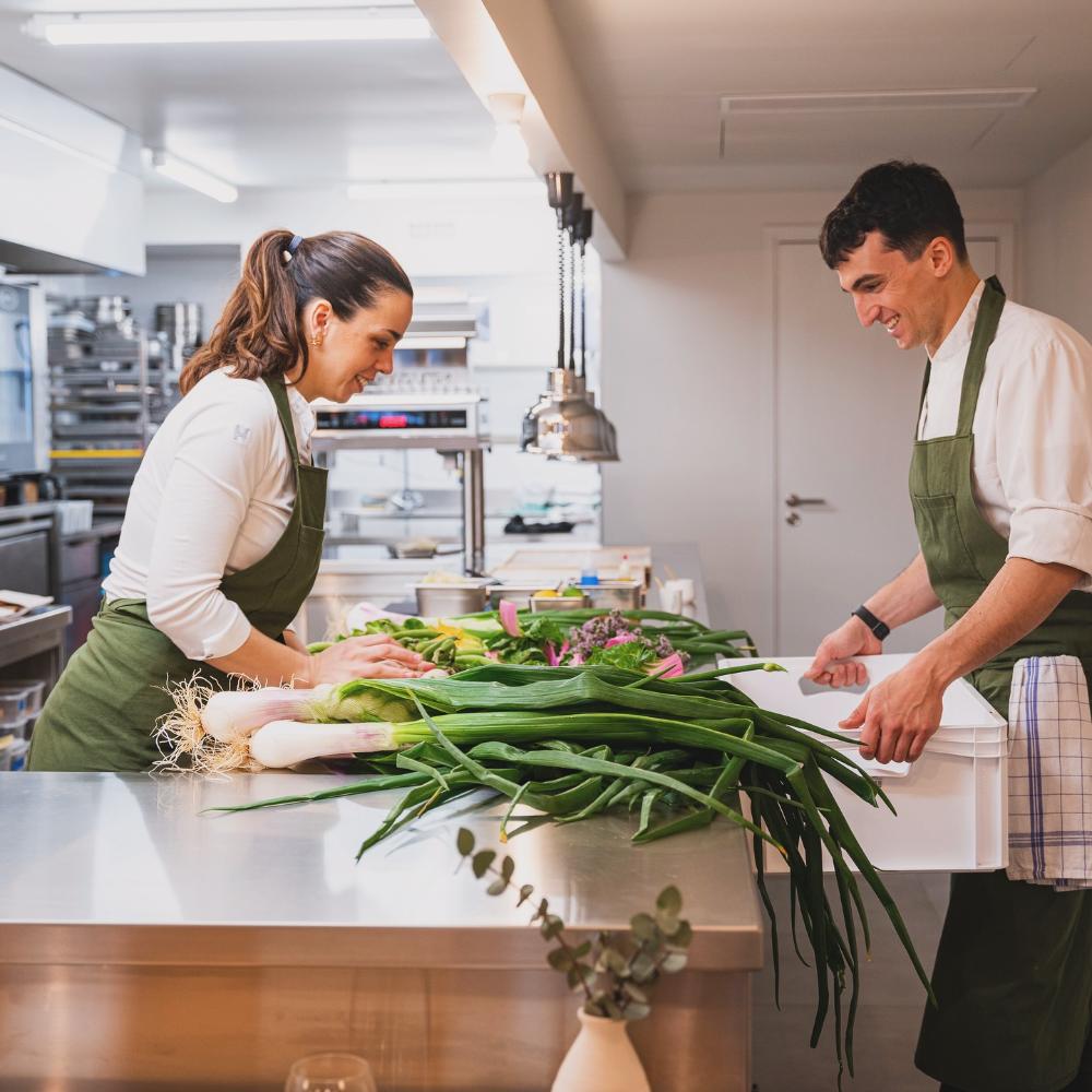 In the kitchens at Onice, a newly one-starred restaurant in Nice © Onice/Facebook