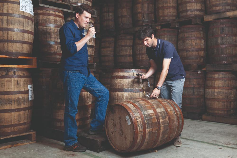 French whisky and gin