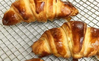 freshly made croissants